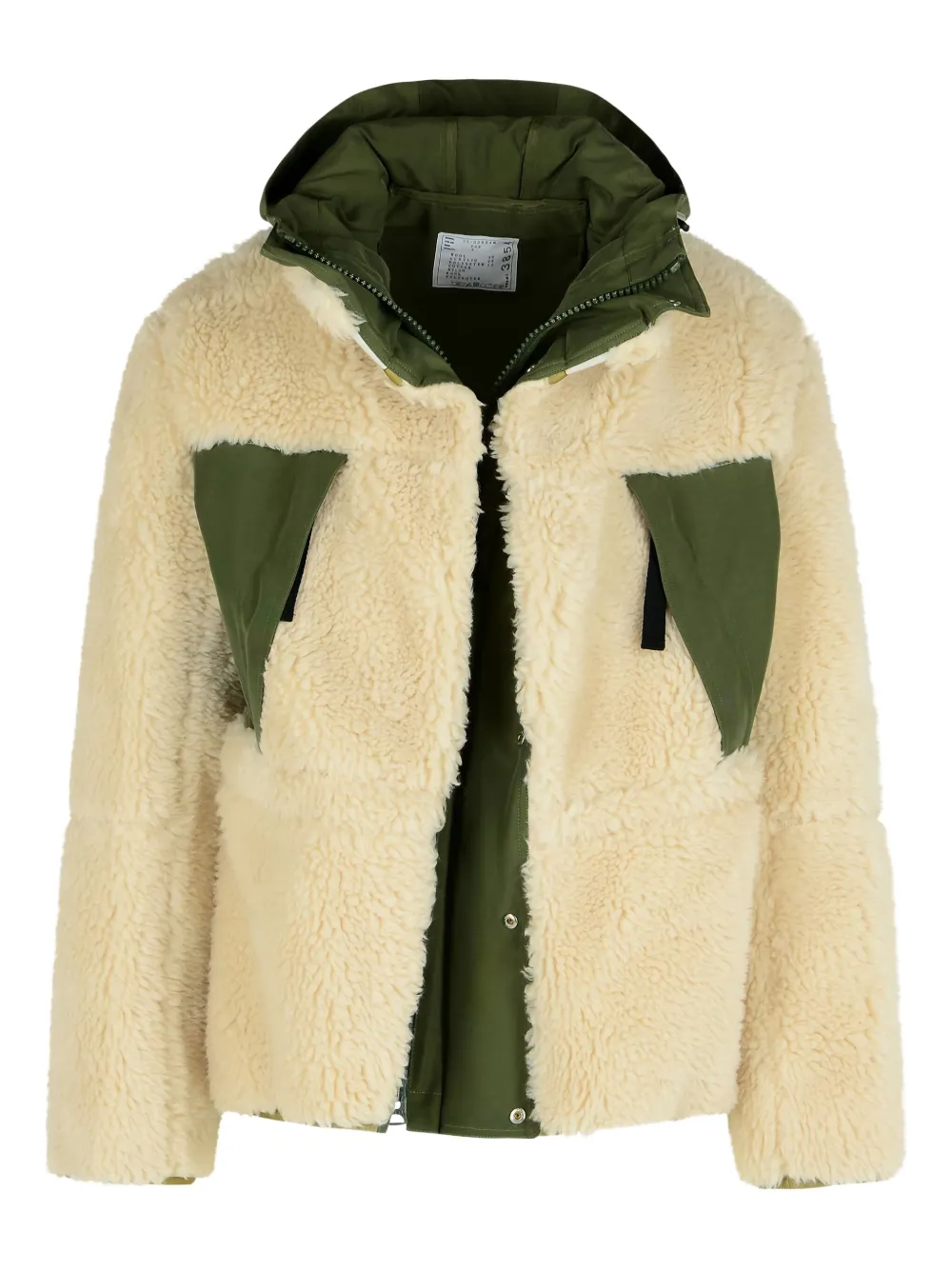 Sacai Jack met contrastvlak Beige