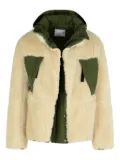 sacai contrast-panel jacket - Neutrals