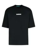 BARROW crew-neck bear-print T-shirt - Black