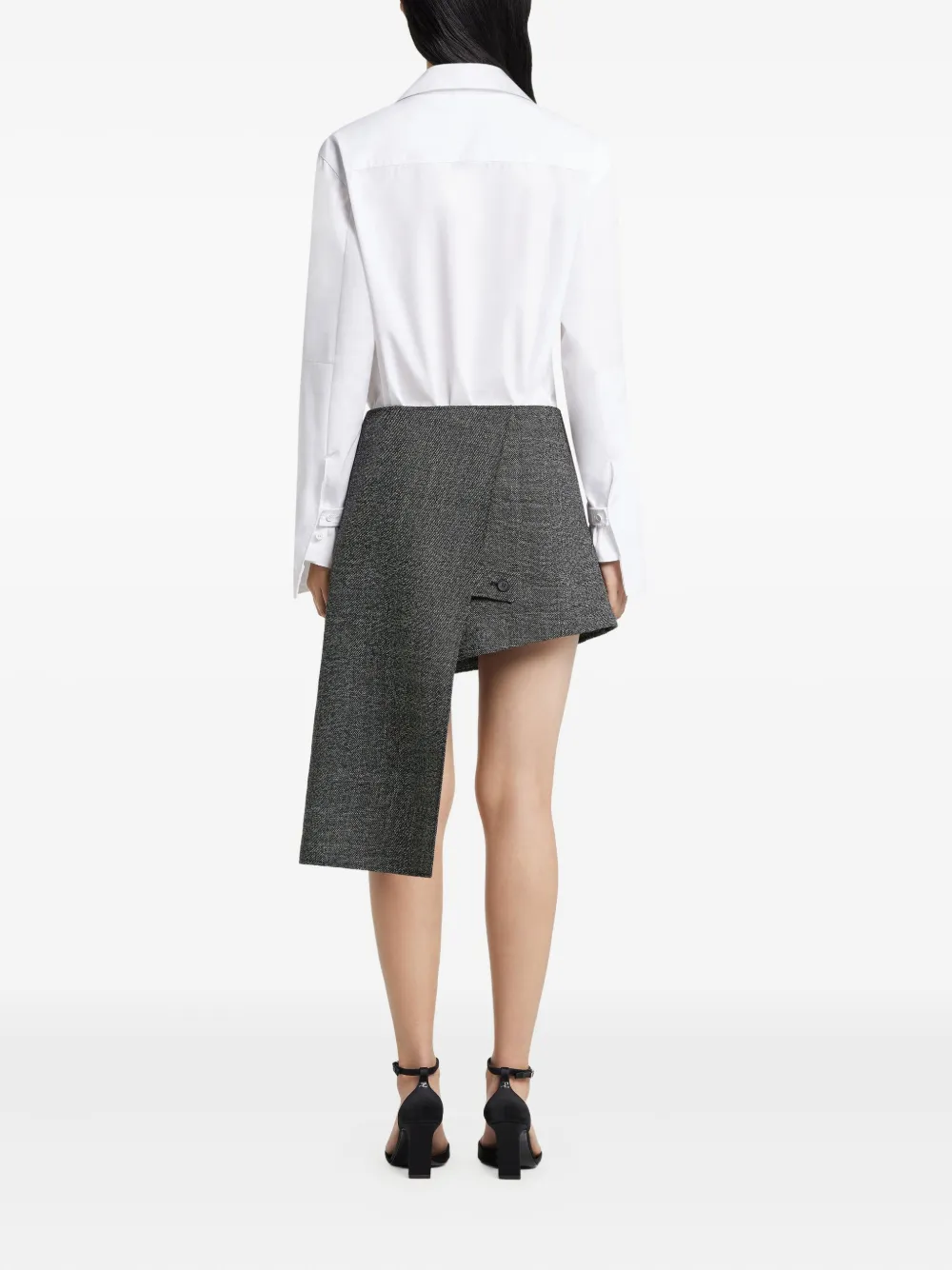 Courrèges Cuff-detail Shirt In White