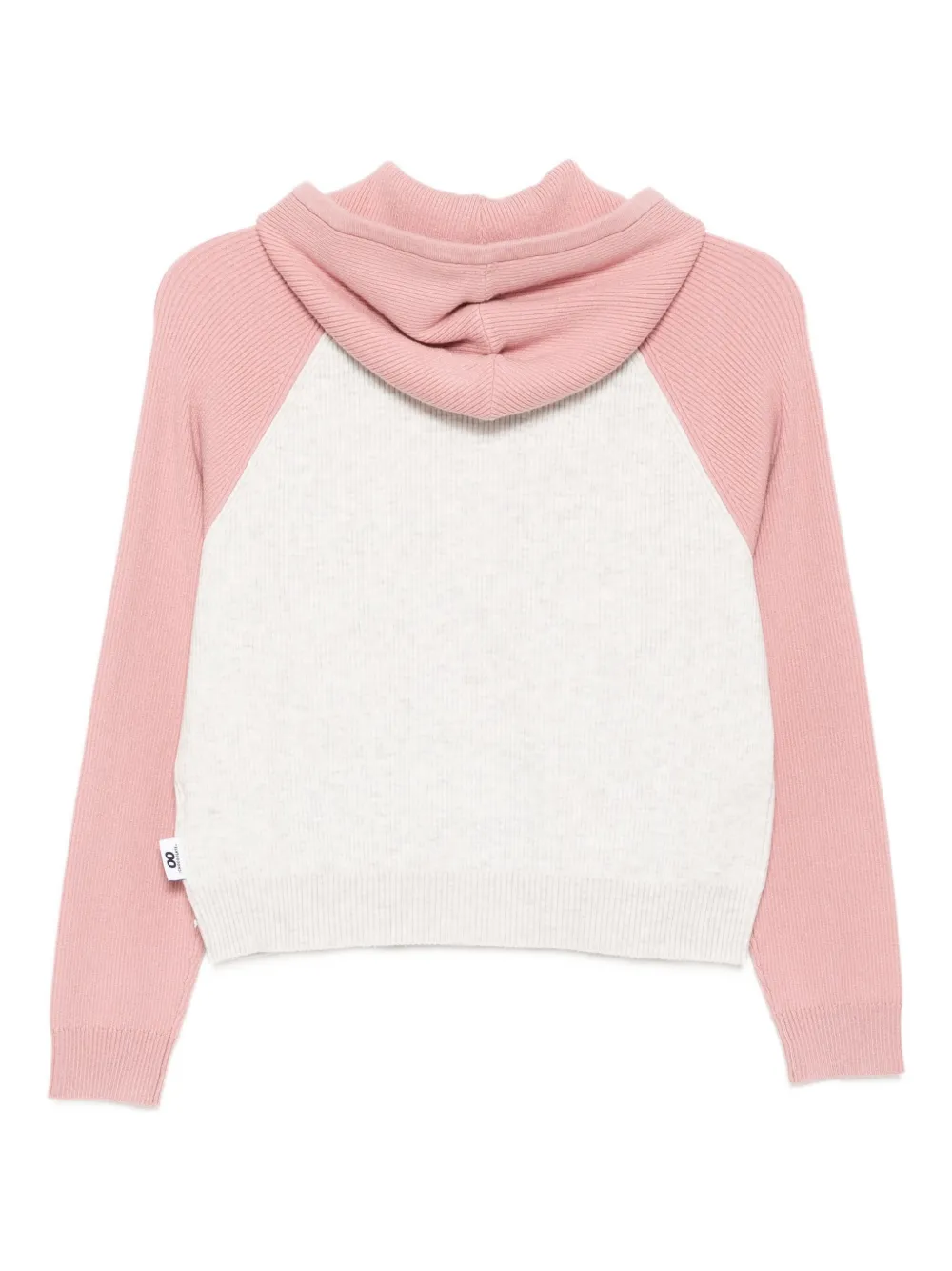 CHOCOOLATE embroidered-slogan hooded cardigan | Cardigans | Image 2