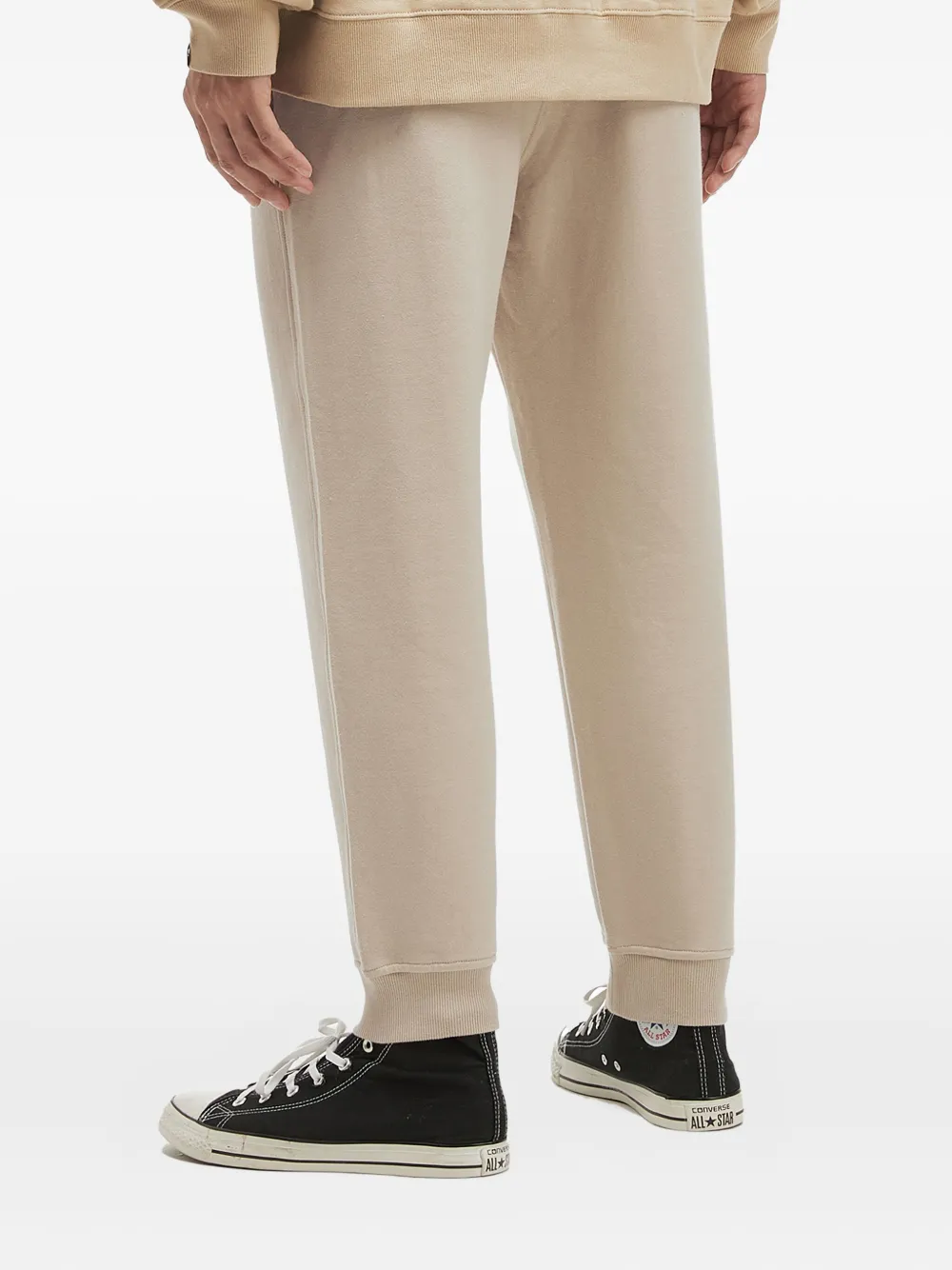 Fingercroxx Logo-patch Joggers In Neutral