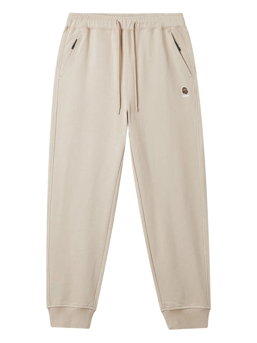 FINGERCROXX logo-patch joggers | Neutrals | Image 1