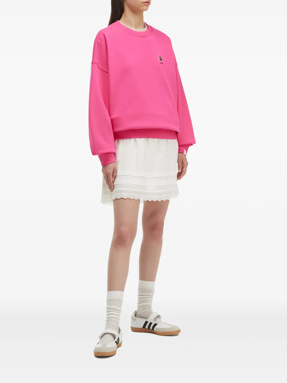 FINGERCROXX logo-patch cotton sweatshirt | Sweaters | Image 2