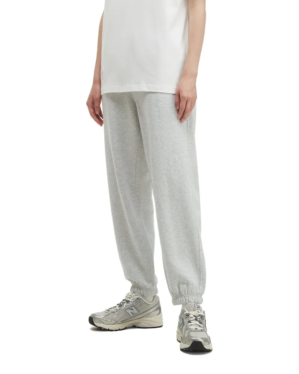 FINGERCROXX Joggingbroek met geborduurd logo Grijs