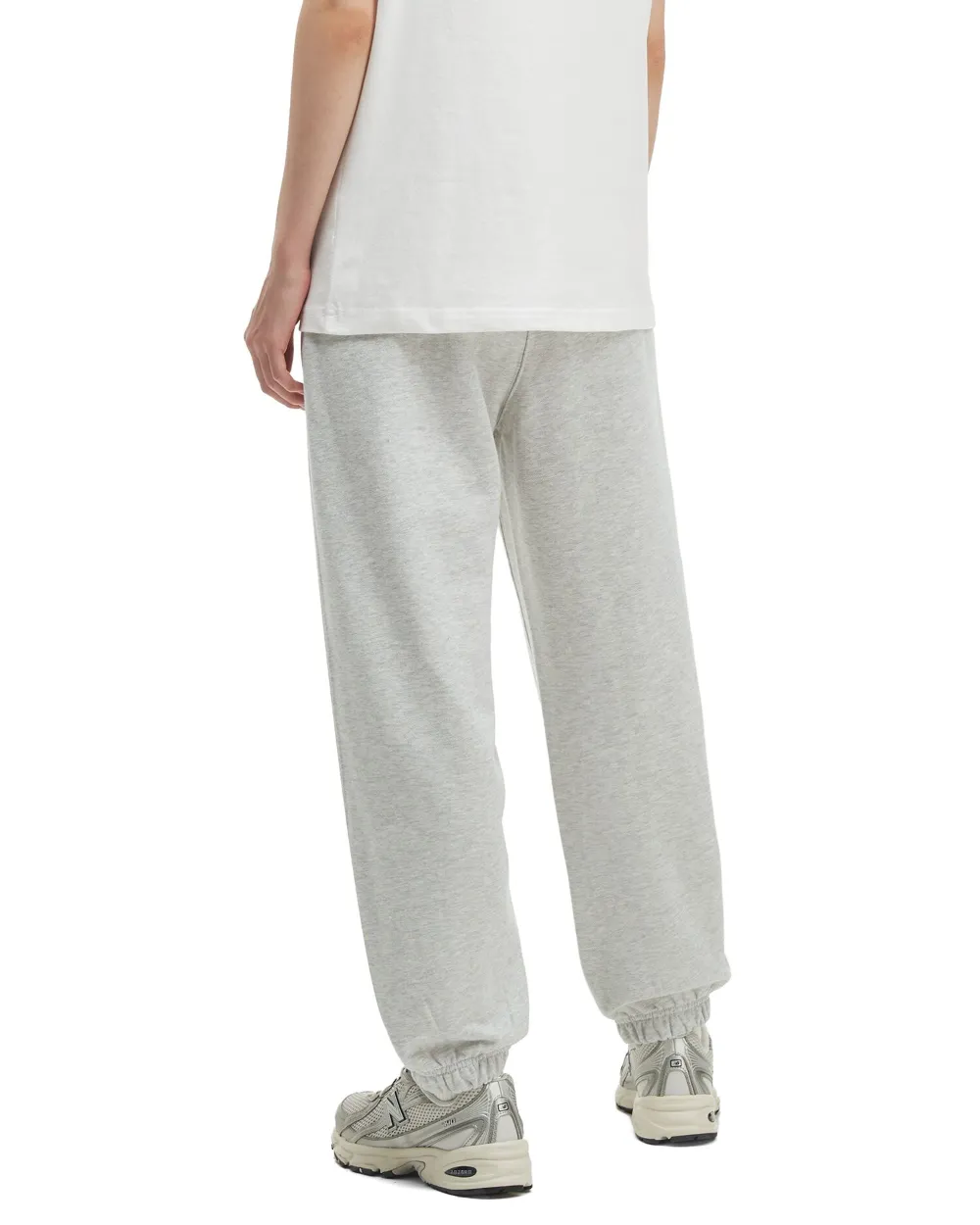 FINGERCROXX Joggingbroek met geborduurd logo Grijs