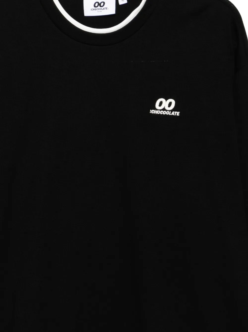 CHOCOOLATE T-shirt met lange mouwen Zwart