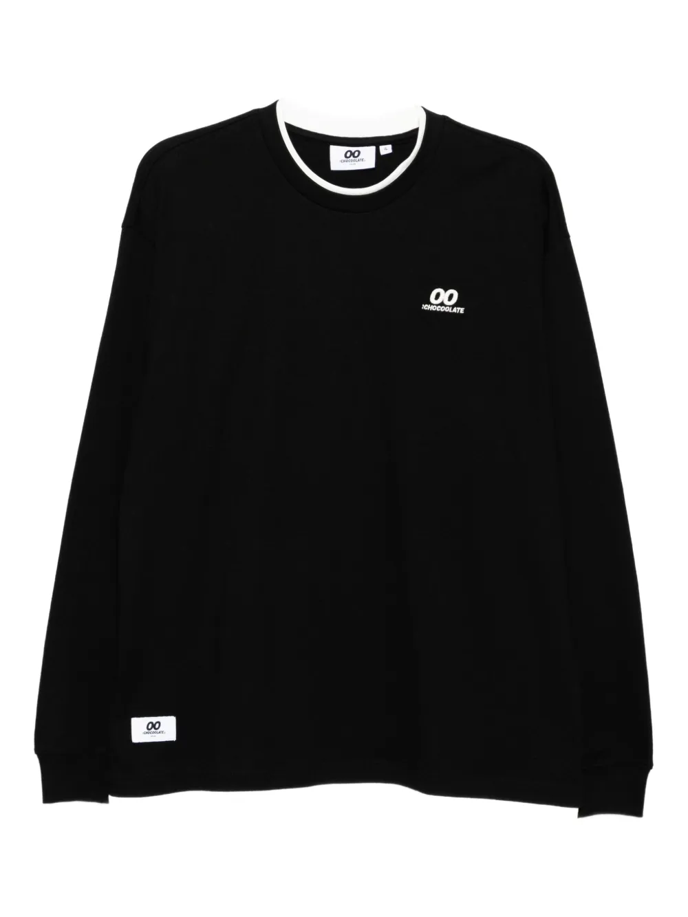 CHOCOOLATE long-sleeve T-shirt | Black | Image 1