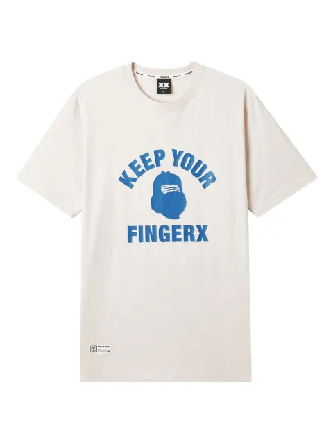 FINGERCROXX slogan-print T-shirt