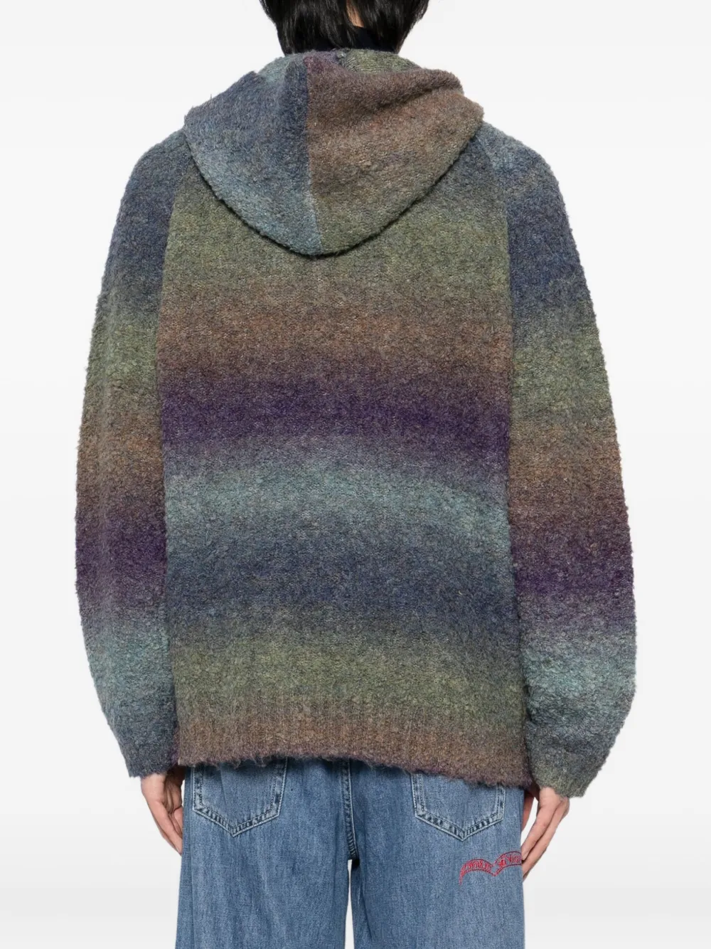 izzue Hoodie met kleurverkoop Paars