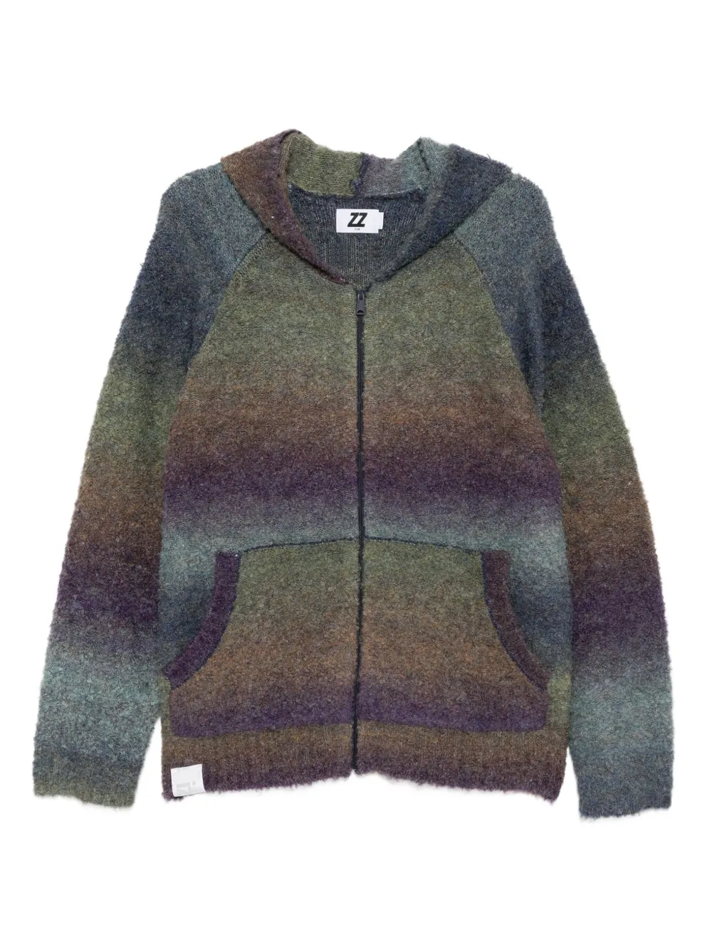 izzue gradient-effect hoodies | Purple | Image 1