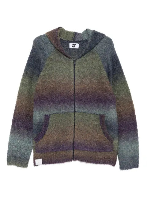 izzue gradient-effect hoodies