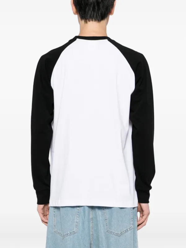 AAPE BY *A BATHING APE® ラグランスリーブ Tシャツ | ブラック