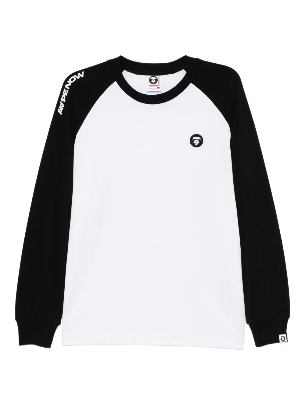 AAPE BY *A BATHING APE® raglan-sleeve T-shirt | Black | Image 1