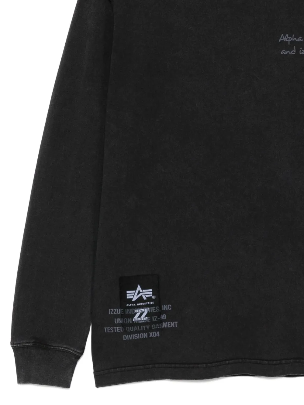 Izzue Long-sleeve T-shirt In Black