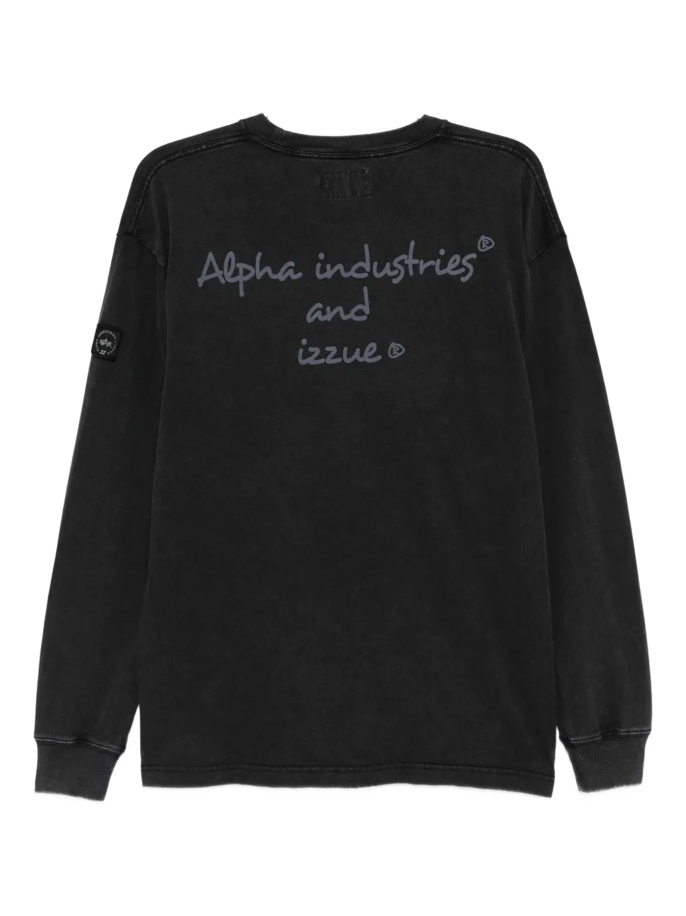 Izzue T-shirt met lange mouwen - Zwart