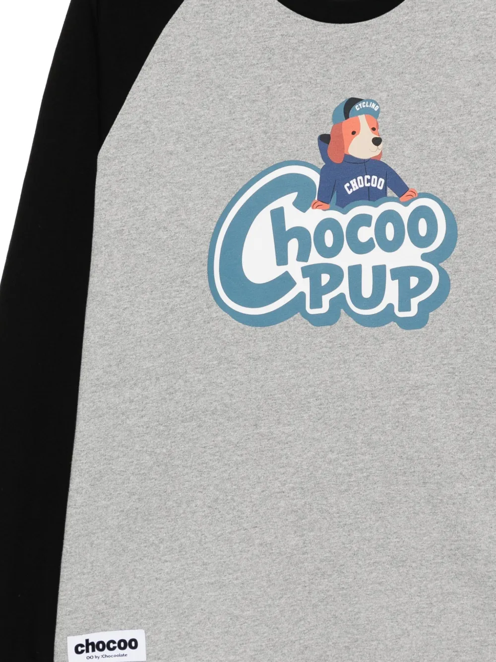 Chocoolate Long-sleeve T-shirt In Gray