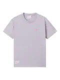 FINGERCROXX logo-patch T-shirt - Purple