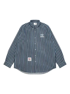 AAPE BY *A BATHING APE® ストライプ シャツ | グリーン | FARFETCH JP