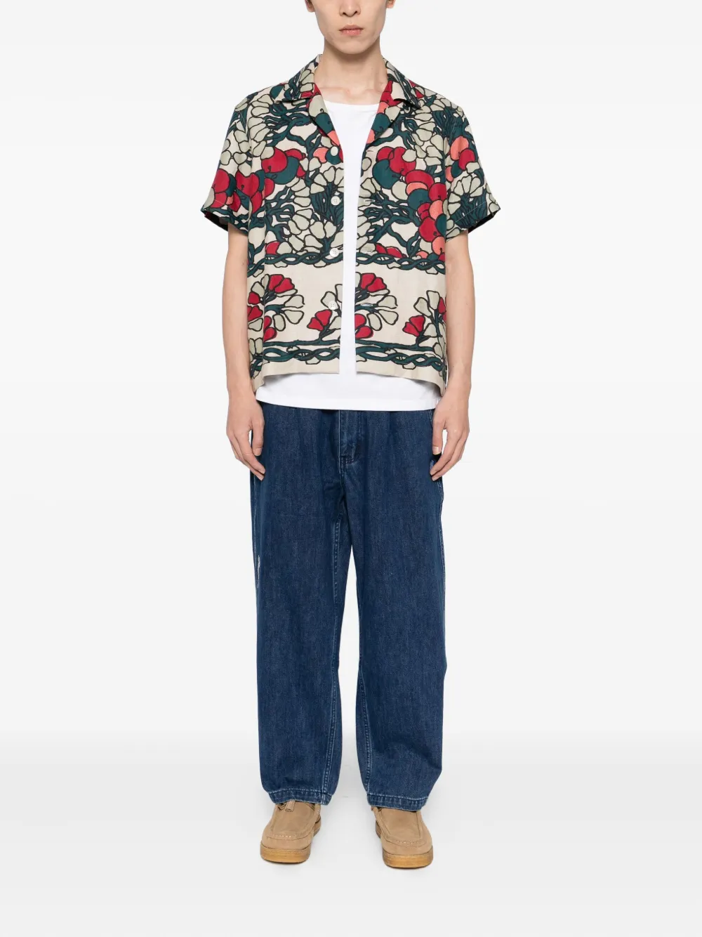 FINGERCROXX Jeans met logopatch - Blauw