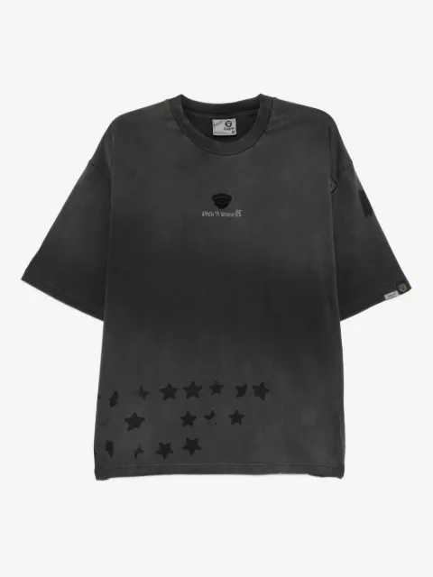 AAPE BY *A BATHING APE® star-embroidered t-shirt