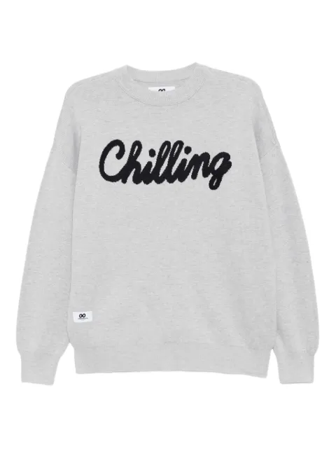 CHOCOOLATE intarsia knit-logo jumper