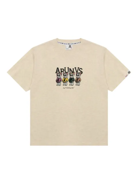 AAPE BY *A BATHING APE® Bulldog graphic-print T-shirt
