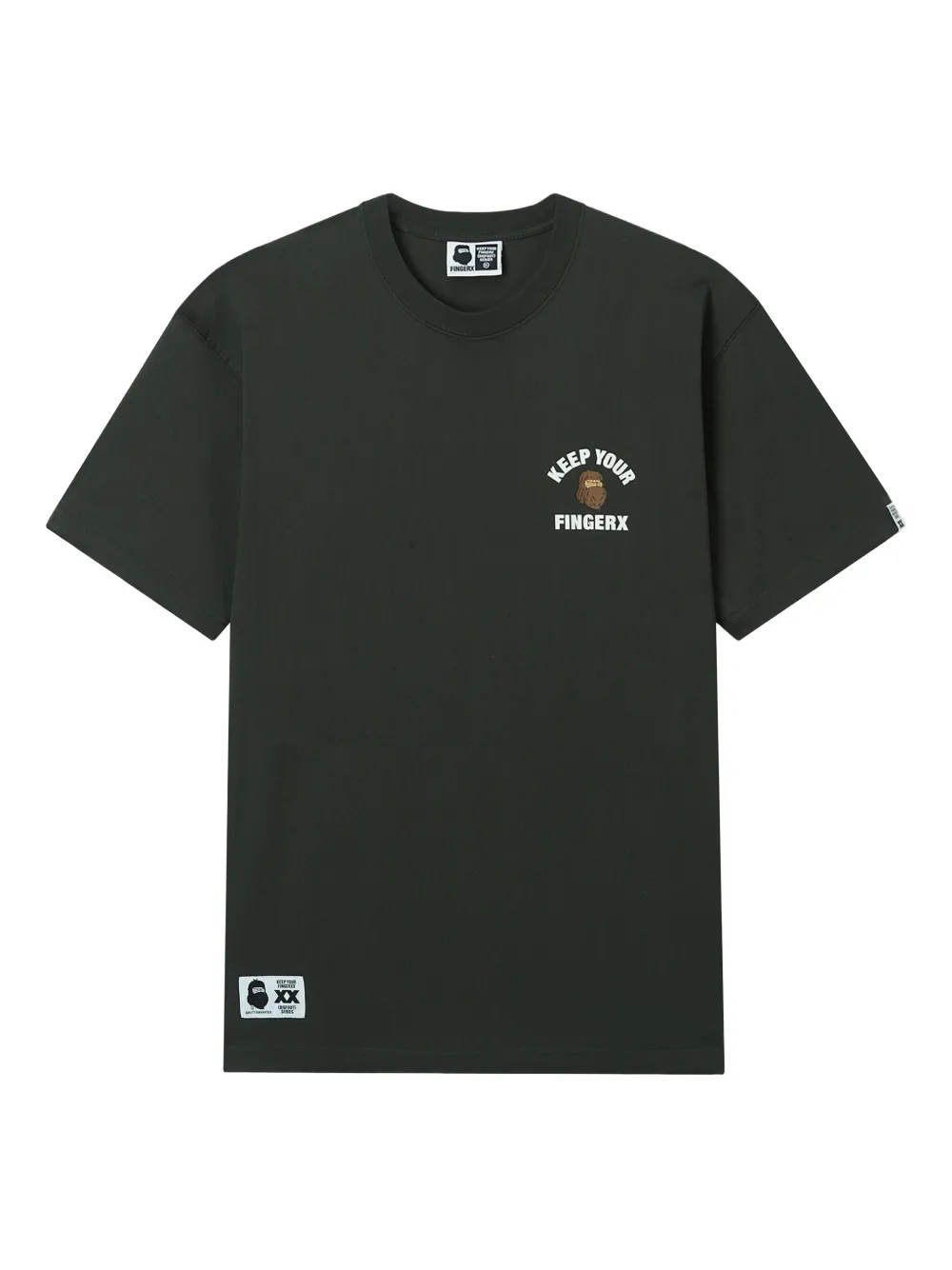 FINGERCROXX graphic-print T-shirt | Black | Image 1
