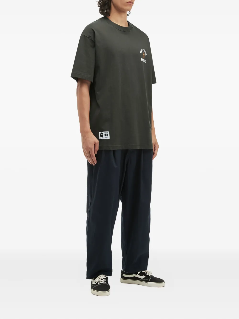 FINGERCROXX T-shirt met grafische print - Zwart