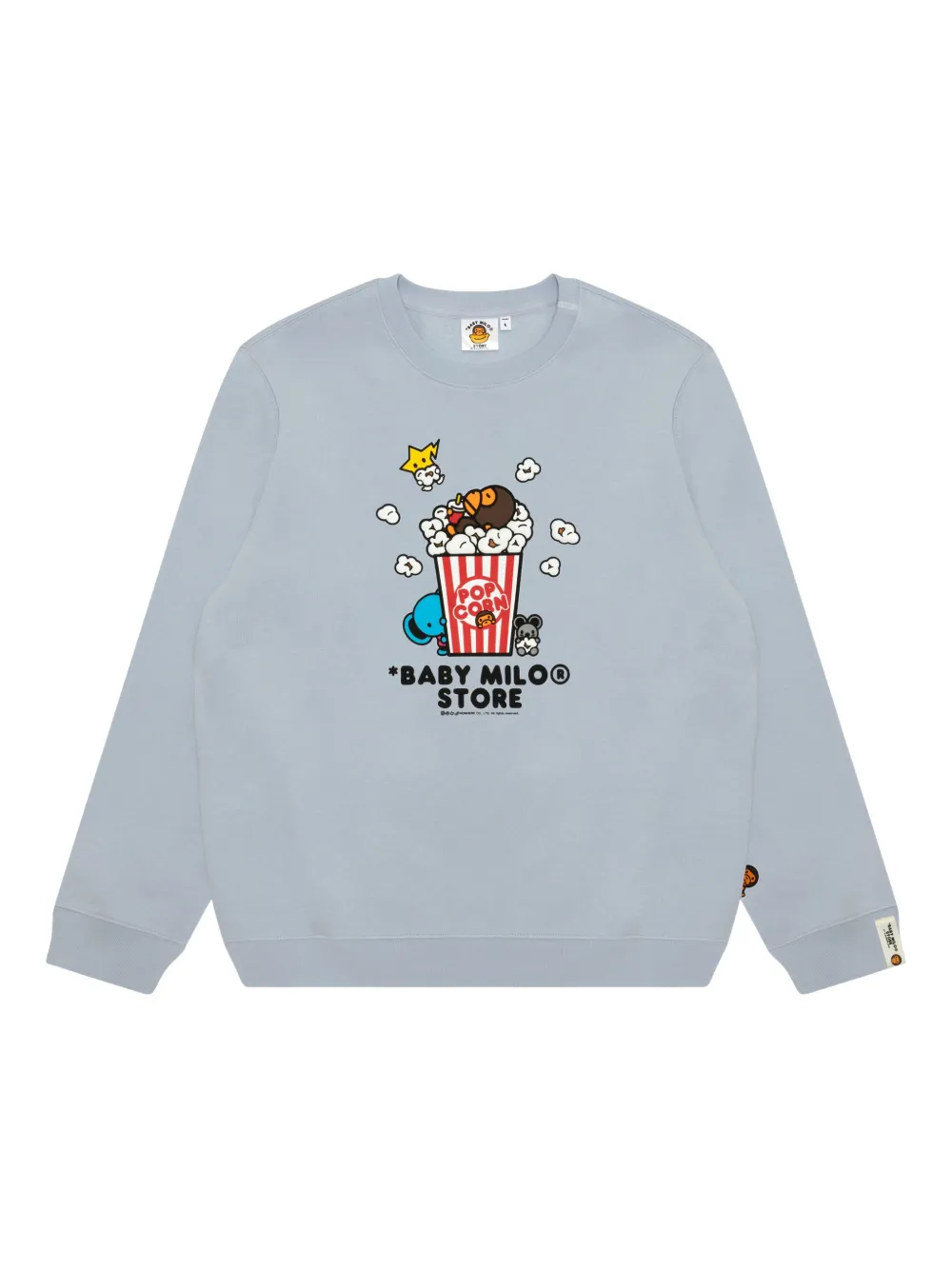 *baby Milo® Store By *a Bathing Ape® Popcorn-print Sweatshirt In Blue