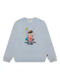 *BABY MILO® STORE BY *A BATHING APE® popcorn-print sweatshirt - Blue