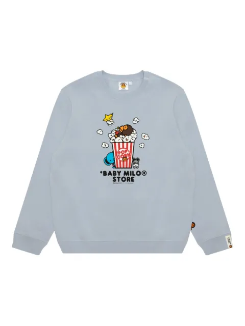 *BABY MILO® STORE BY *A BATHING APE® popcorn-print sweatshirt