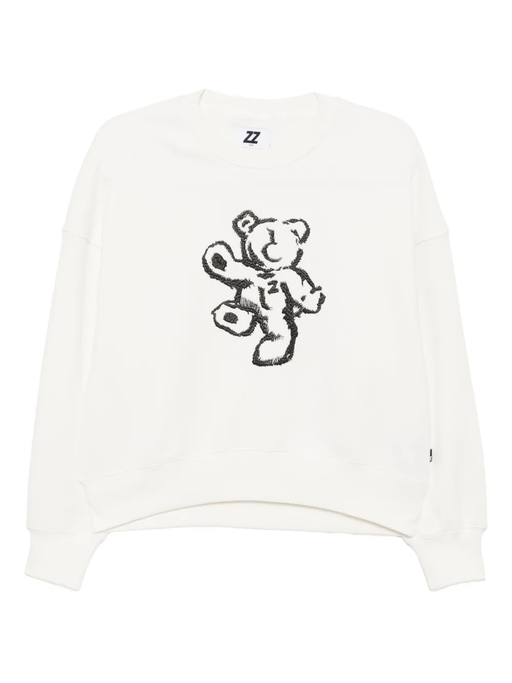 Izzue Embroidered Sweatshirt In White