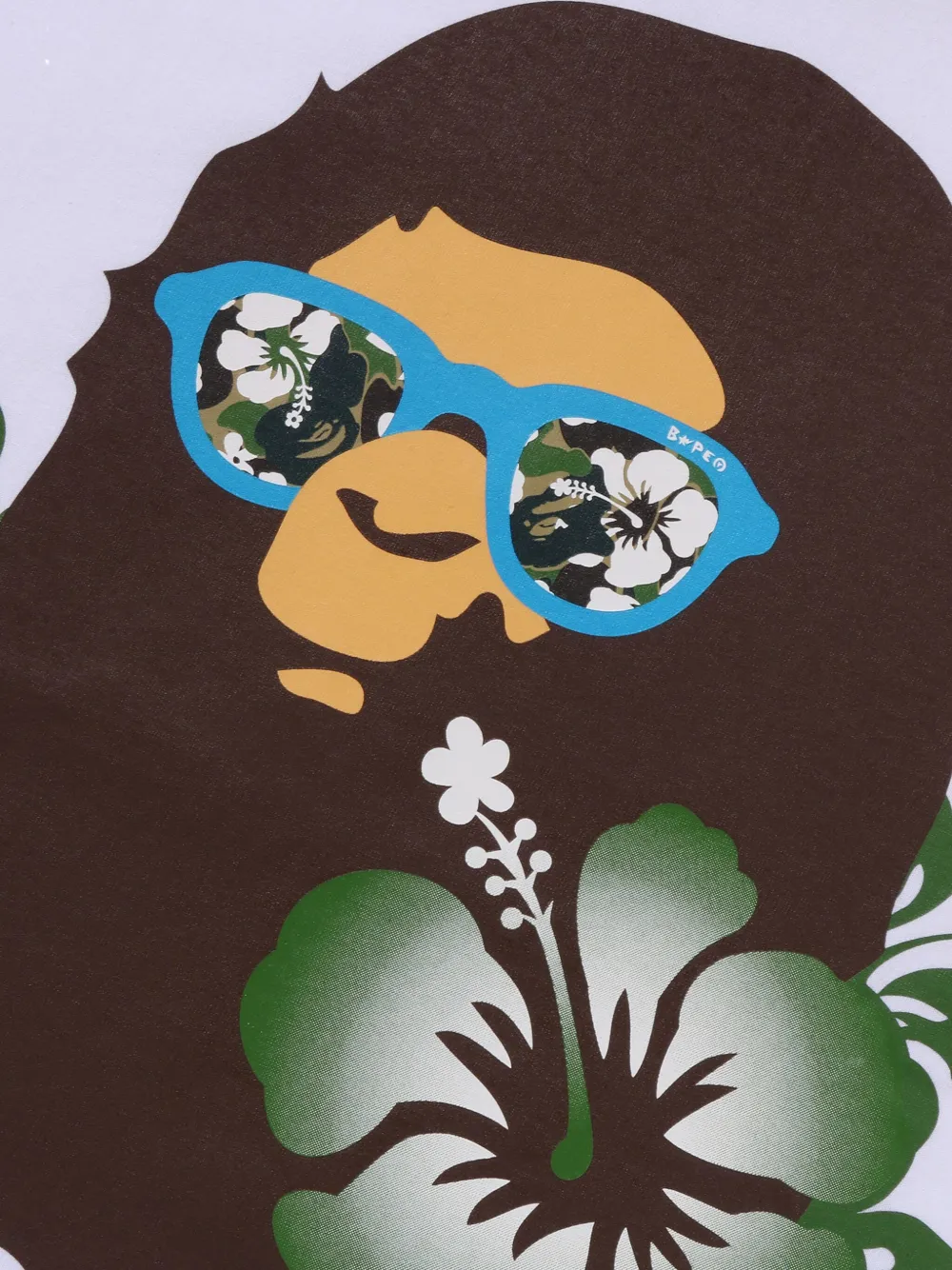 A BATHING APE ABC Resort T-shirt Wit