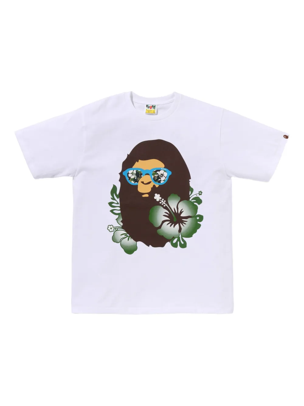 A BATHING APE ABC Resort T-shirt Wit