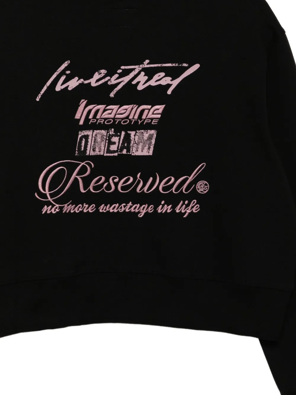 Izzue Embroidered-slogan Sweatshirt In Multi