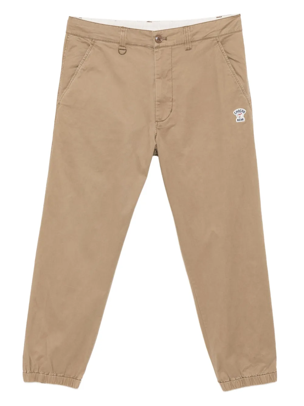 CHOCOOLATE logo-plaque trousers | Neutrals | Image 1
