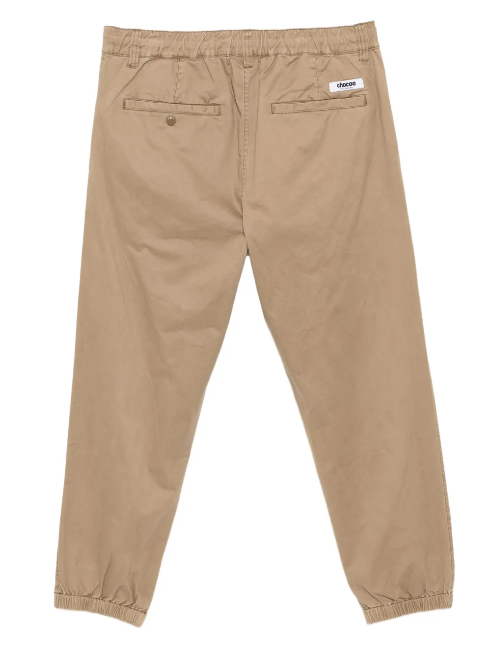 CHOCOOLATE Broek met logoplakkaat - Beige