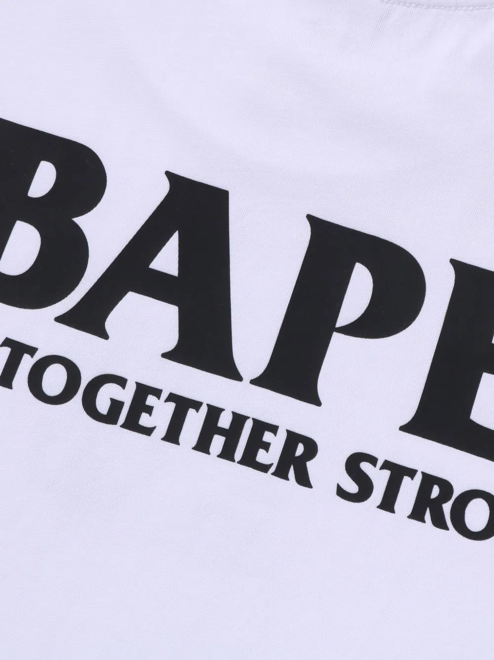 A BATHING APE Frankenstein Bape katoenen T-shirt Wit