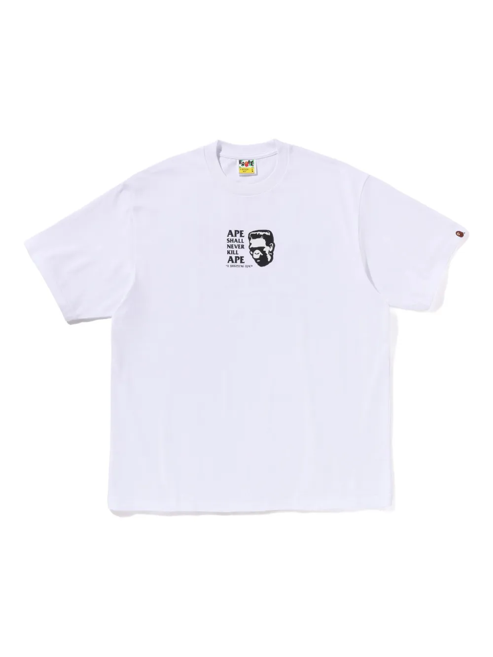 A BATHING APE Frankenstein Bape katoenen T-shirt Wit