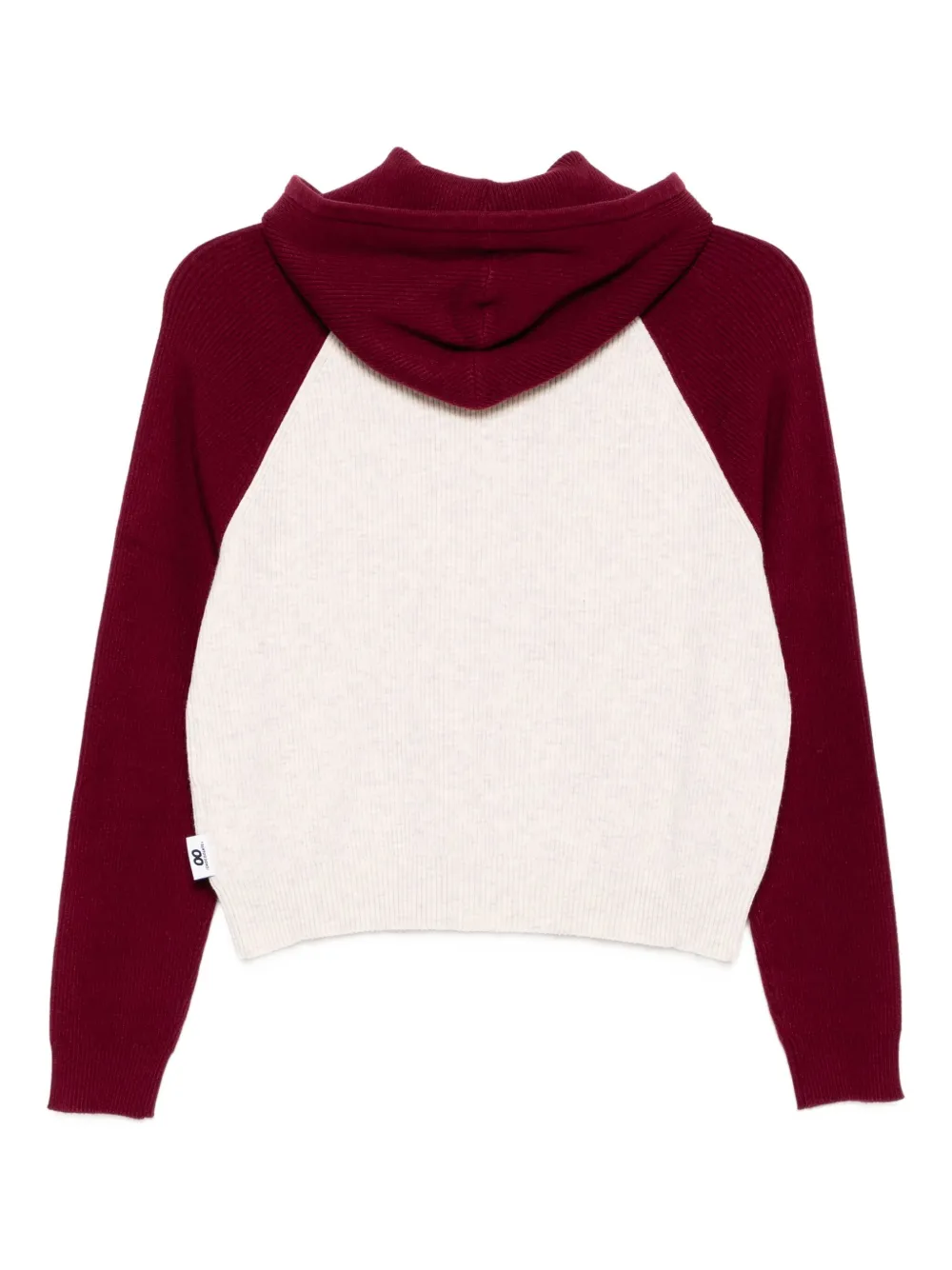 CHOCOOLATE embroidered-slogan hooded cardigan | Cardigans | Image 2