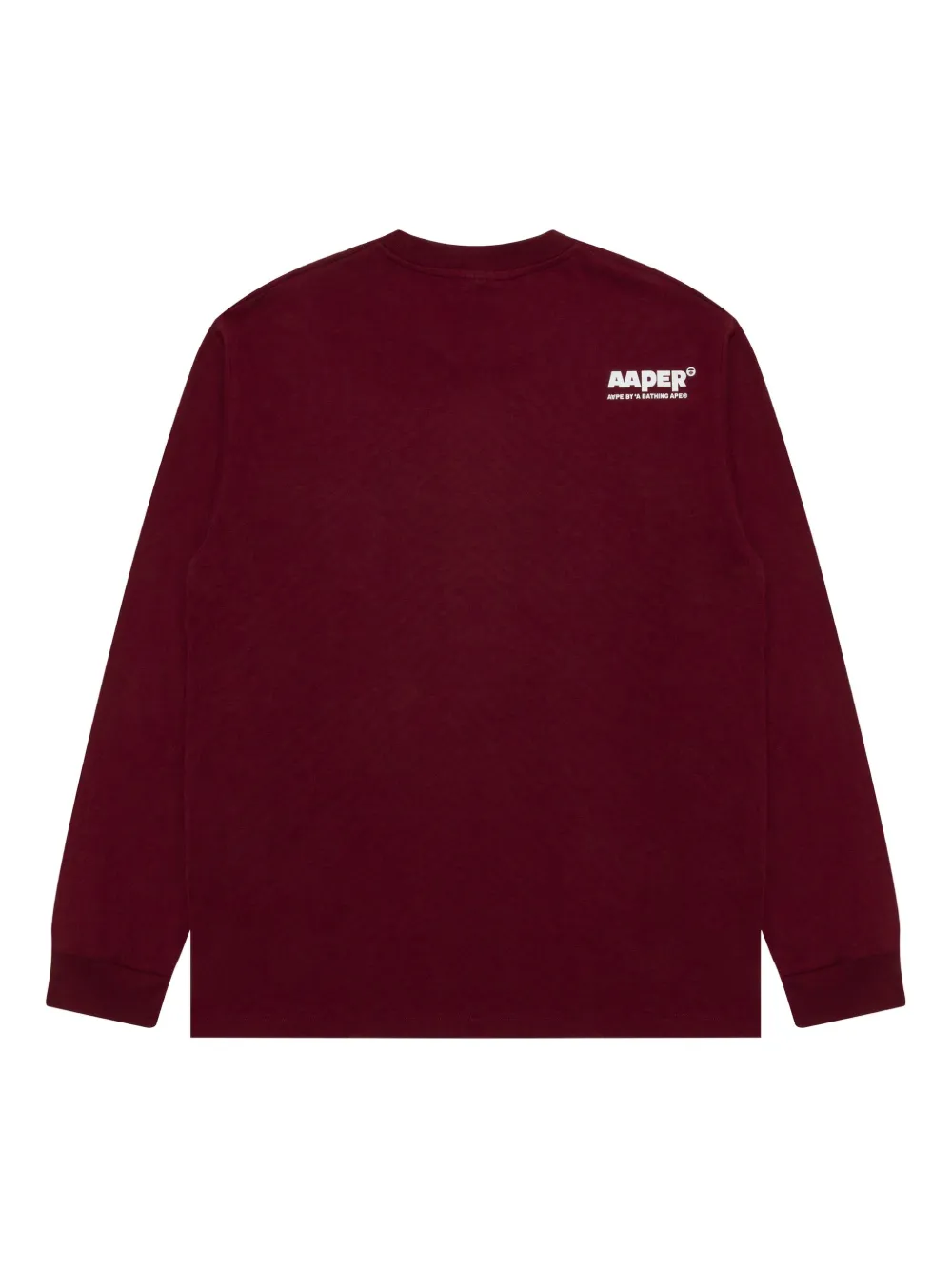 AAPE BY *A BATHING APE T-shirt met lange mouwen - Rood