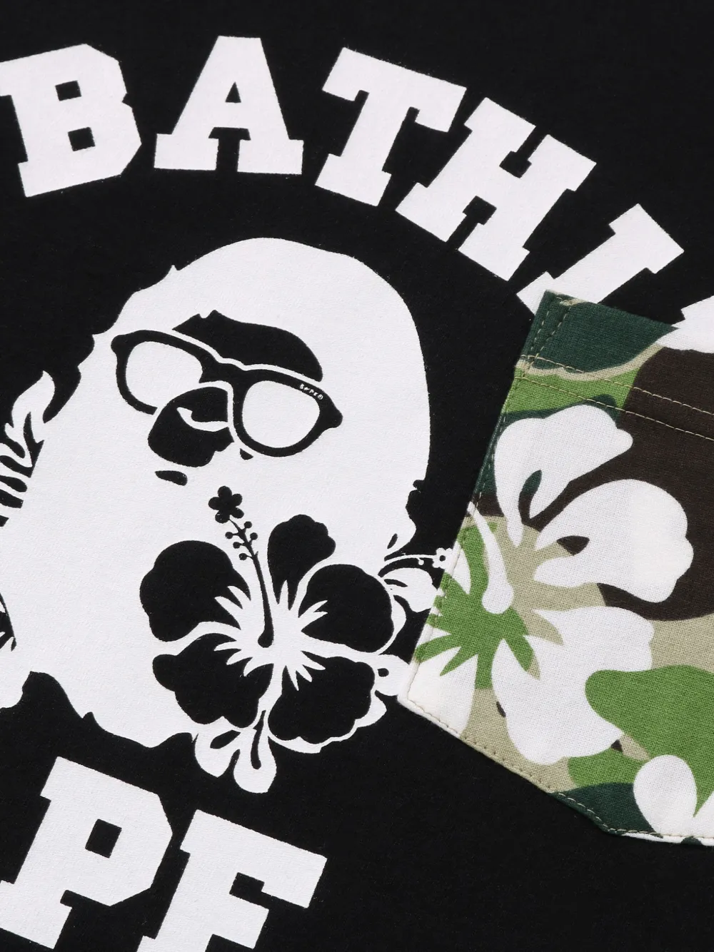 A BATHING APE ABC Resort T-shirt Zwart