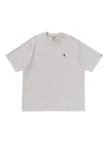 A BATHING APE® Ape Head logo-embroidered T-shirt - Grey