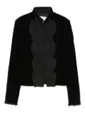 Saint Laurent Pre-Owned 2000s ruffled jacket - Black