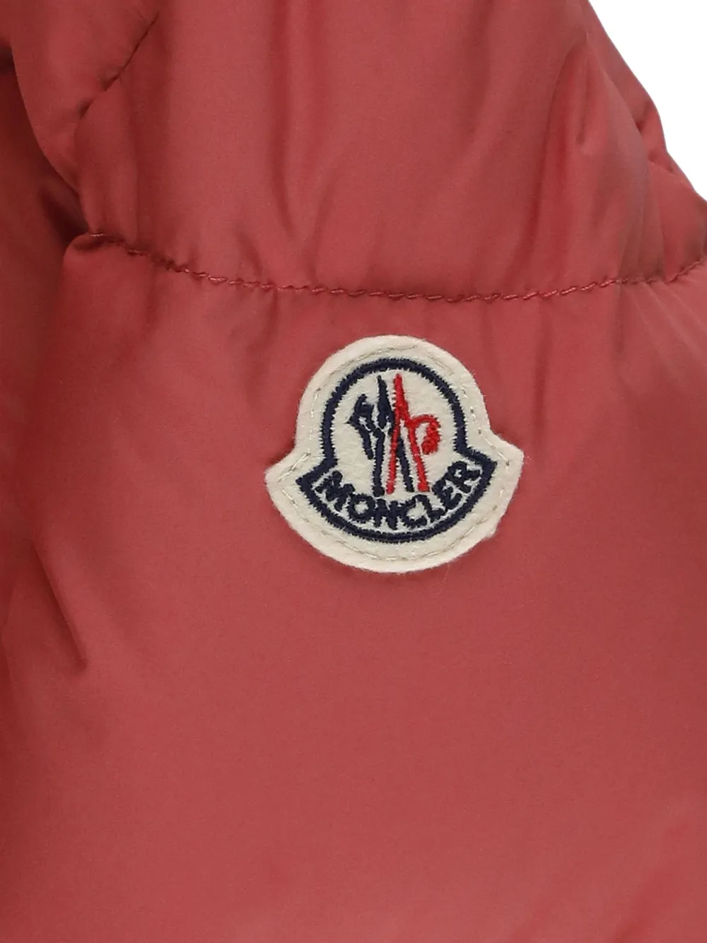Moncler Enfant Gevoerd jack met capuchon Rood