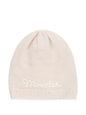 Moncler Enfant イヤーフラップ ハット | ピンク | FARFETCH JP