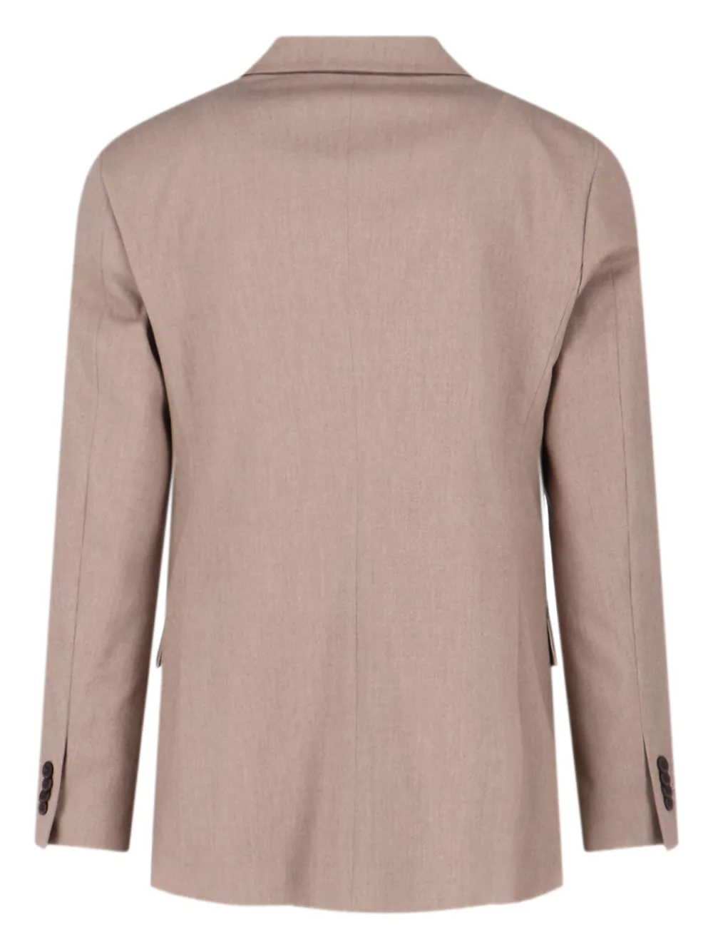 Boglioli detailed double-breasted suit Beige