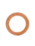 Izabel Display pave-set gold ring - Orange
