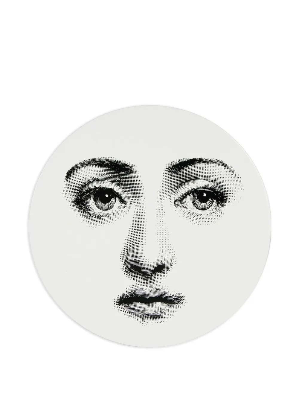 Fornasetti face-print tripod coffee table | White | Image 1